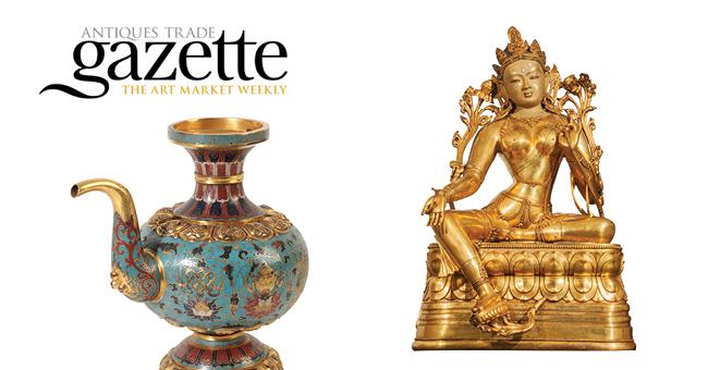 Sino-Tibetan gilt bronze tops seasonal Asian art sales in UK regions